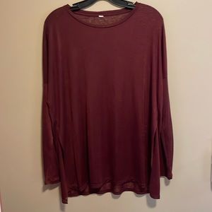 Alo yoga sheet long sleeve pullover
